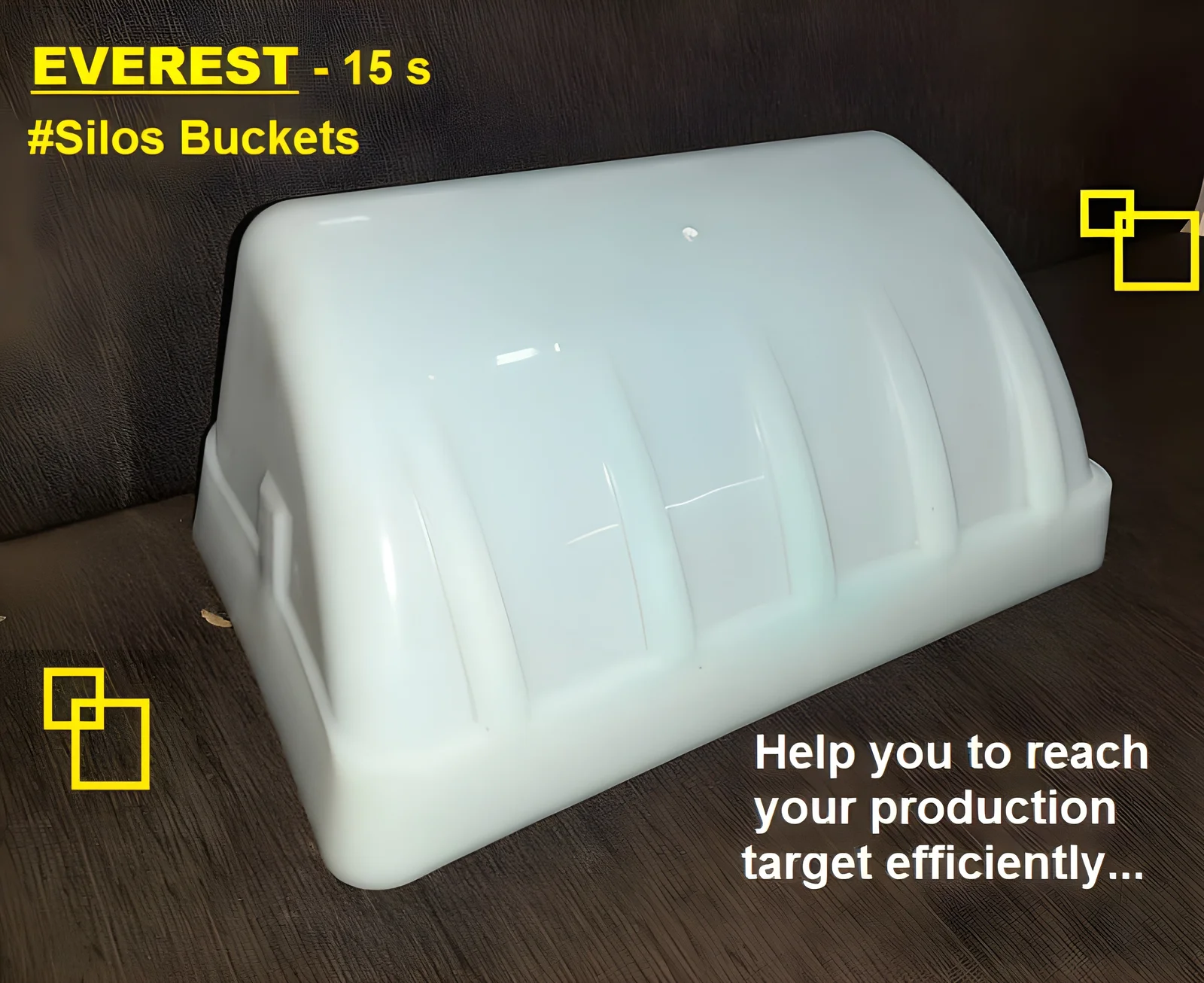 Polymer S-Series Elevator Bucket